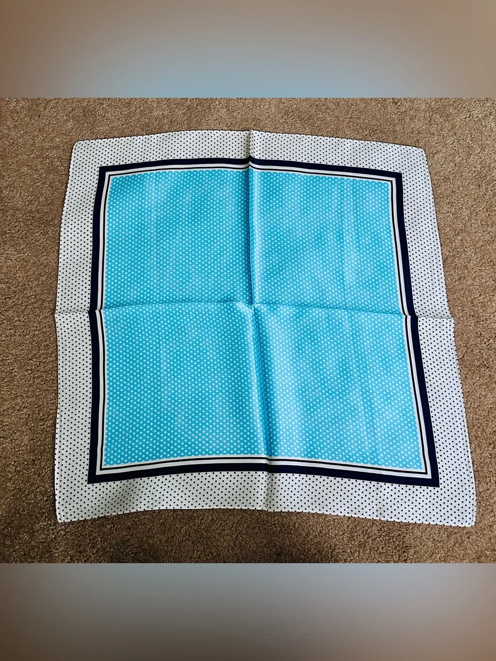 100% Mulberry Silk Scarf - Polka Dots